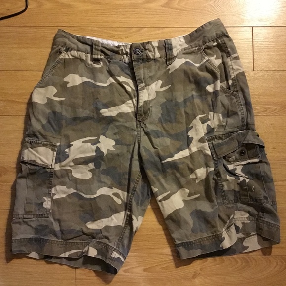 Camo Foot Locker Shorts - Picture 1 of 2